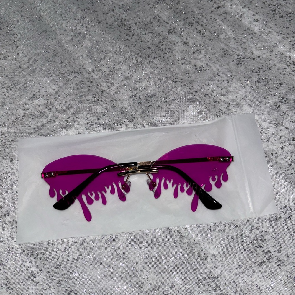 Purple Drip Sunglasses